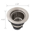 thumbnail image 6 of Design House Kitchen Sink Anti-Clog Stainless Steel Drain Strainer with Removable Basket, 6 of 12