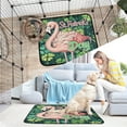 thumbnail image 7 of Qxltty Stpatricks Day Flamingo Cat litter Pads Pet Set of 3 Diaper Mats Center Anti-leakage Layer Absorbent Soft and Comfortable, 7 of 7