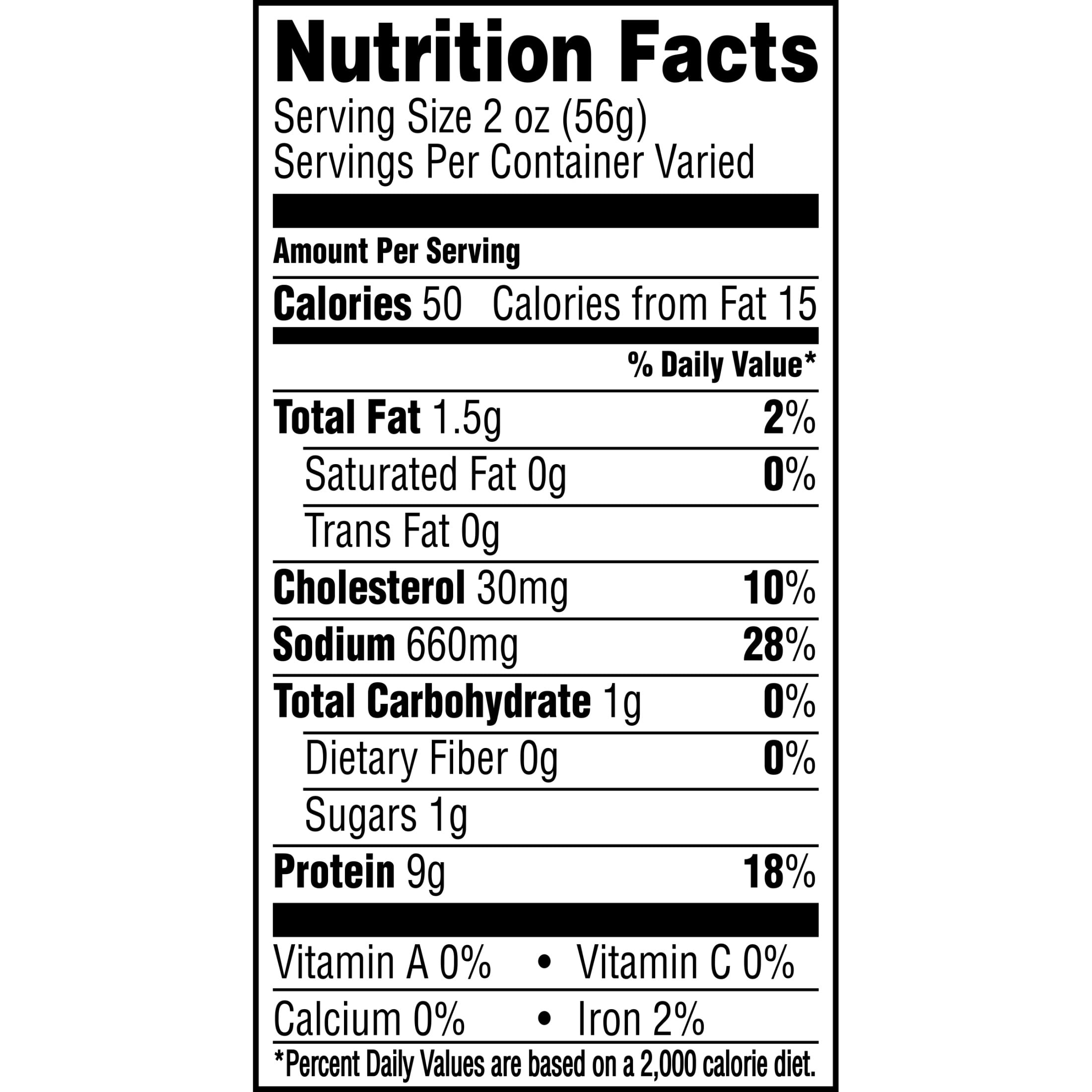 Sara Lee Sliced Fresh Lunch & Deli Meats, Premium Meats Gluten Free Black Forest Ham, Resealable Pouch