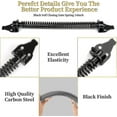 thumbnail image 2 of Self Closing Gate Spring Hardware Adjustable Metal Spring Closure For Light To Heavy Duty Wooden Gates Door Fence Black Garden Gate Closer For Wooden, 2 of 5