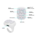 thumbnail image 3 of Scrolling Ring, Page Turner Ring Scroller for Phone Application,  Scrolling Ring Remote Controller for Phone, Electronic Book, 32.8ft Long Control Distance, 3 of 7