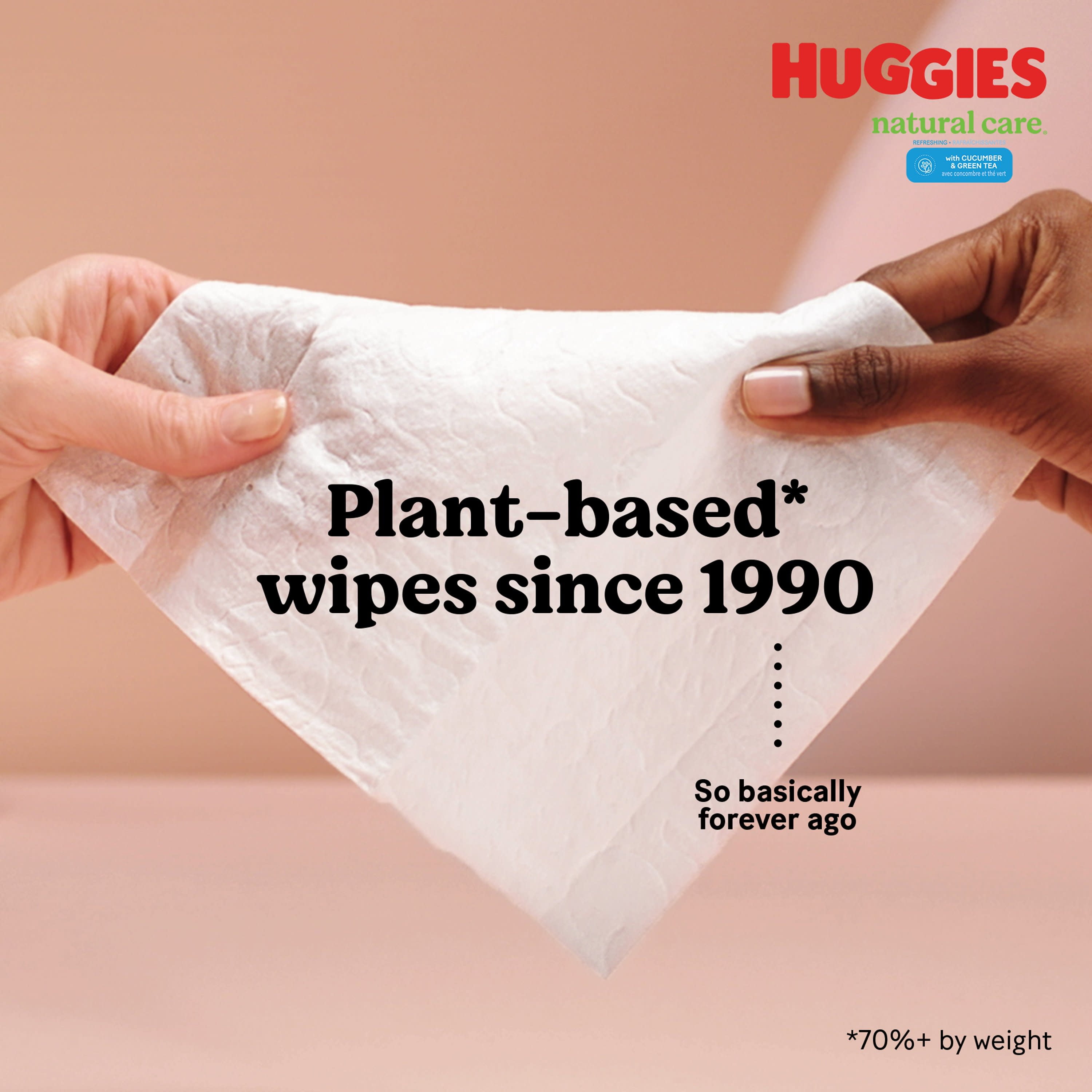 Huggies Natural Care Refreshing Baby Wipes, Cucumber Scent (Choose Your Count) - 1