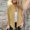 Yellow, variant on Swuxness Women's Casual Jacket, Women Long Sleeve Coat, Women Solid Color Comfortable Soft Jacket with Full Zip Front and Contrast Pockets Outerwear Brown, S