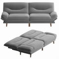 thumbnail image 1 of Homall Canapé-Lit Futon avec Dossier Réglable et Accoudoirs Réglables à Cinq Angles Canapé pour Petits Espaces Salon Bureau, 1 of 7