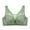 Green, variant on LYEAA No Wire Bras for Women Cotton Soft Lace Push up Everyday Bras Wireless Support Solid Lift Sleep Bras Comfortable Wirefree Breathable Shaping Daily Bralette Green 2XL