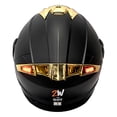thumbnail image 2 of Casco Para Motociclista Sayto 2W Mate Fury Abatible Gafas Con Led Certificado Talla L, 2 of 4