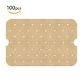thumbnail image 1 of Yuedong Blotting Paper Air Fryer Liners Disposable Steamer Baking Papers Sheets Kitchen Cooking Tools Square Wood Food Safety, 1 of 11