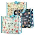 thumbnail image 3 of Current Kindness Medium Gift Tote Bags - Set of 3, 9 1/2 x 5 x 9"H, Reusable Durable Gift Bag, Lightweight, Eco-Friendly Gift Presentation, Any Occasion, 3 of 6