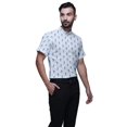 thumbnail image 2 of BESTMAN Chemise Décontractée pour Homme à Manches Courtes, Coupe Ajustée, en Coton, à Boutons, 2 of 5