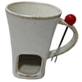 thumbnail image 1 of Taza de fondue de chocolate Accesorios de cocina Queso Dulces Olla caliente Chocolate derretido Blanco, 1 of 9