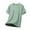 Green, variant on Mens Nylon T Shirt Ultra Soft Plain Tshirts for Men Cooling Crew Neck Casual Basic Tee Shirt Undershirt Green