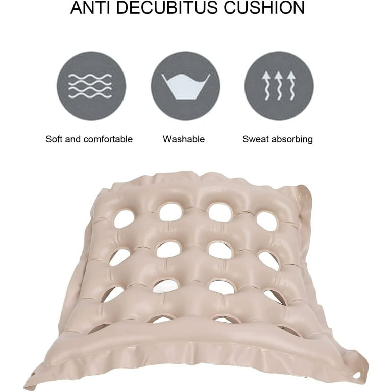 Tutuviw Cushion Sores Bed Sore Cushions for Butt Pressure Sore Cushions Bed  Sores Treatment Buttocks Pillow with Inflatable Pump-Beige