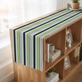 thumbnail image 6 of Table Runners 90 Inches Long Dress Scarves, Green Gray Striped Farmhouse Coffee/Dining/Kitchen Table Runner for Living Room, Farmhouse Stripes Modern Abstract Art 13x90 Inch, 6 of 9