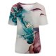 thumbnail image 4 of Camisetas con estampado floral con cuello en V para mujer Blusas femeninas cómodas a la moda Tops OAVQHLG3B Store  lin121212, 4 of 4