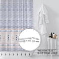 thumbnail image 5 of Blue White Shower Curtain for Bathroom,Nautical lighthouse Shower Curtains Set for Bathroom with 12 Hooks, Ocean Coastal Bath Curtain 72x72in,Waterproof Fabric, 5 of 6