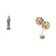 thumbnail image 1 of Escultura De Buda De Piedra Guan Yin Con Adorno De Hoja De Metal, Figura Abstracta De Feng Shui Para Decoración Creativa De Gabinetes De Hogar Y Escritorios., 1 of 8