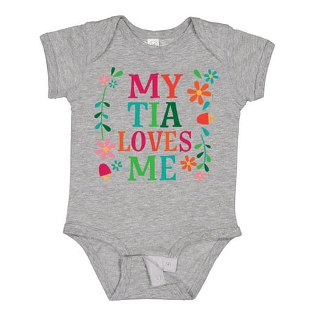 

Inktastic My Tia Loves Me Niece Gift Baby Girl Bodysuit