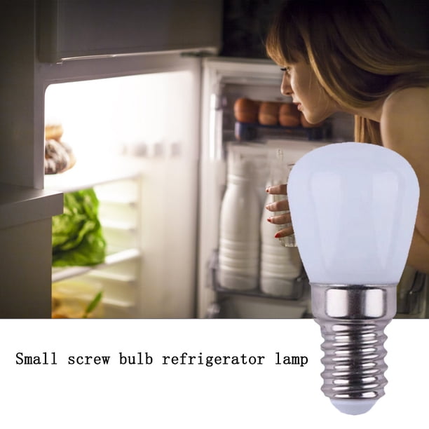 Bombilla Lámpara E14 Bombilla 3W 220V Colorido LED decorativa para nevera (cálida)