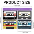 thumbnail image 3 of 4PCS Audio Tape Credit Card Skin Stickers Set, Waterproof Debit Card Sticker 80s 90s Tape Recorder Themed Credit Card Bank Card Sticker Skins, 3 of 10