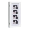 thumbnail image 4 of Tcbosik Jewelry Cabinet with Photo Storage and Build-in Makeup Mirror, Armoire Cabinet, Damp-proof Jewelry Organizer, Jewelry Wall Display Cabinet, White, 4 of 9