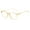 Yellow, variant on Multi Protection Daily Eyewear Scratch Resistant Lens Pressure-Free Wearing Elastic Spring Temple Minimalist Universal Glasses for Men and Women