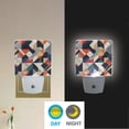 thumbnail image 2 of Yayeee LED Plug in Night Light for The Home with Auto Dusk to Dawn Light Sensors, 2 Pack, Geometric Pattern, 2 of 6