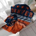 thumbnail image 2 of Flannel Football Blanket 50x60 Inch Cozy Soft Throw Blanket Style Lightweight Warm Travel Blanket Football Style Gifts for Men Women Boys Kids Decor for Sofa Bed Couch Chair Living Room Sky, 2 of 5