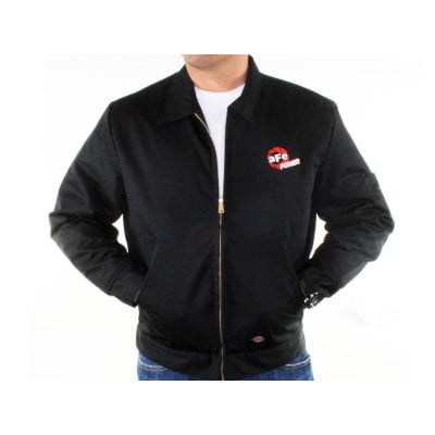 embroidered Dickies Jacket, Black (M 