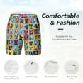 thumbnail image 5 of Lsque Mens Swim Trunks Cute Dogs Collage Pattern - Bathing Suit Compression Liner - Beach Swim Shorts Swimwear - (S-3XL) - Stretch Quick Dry -Medium, 5 of 9