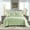 Active Green, variant on 3-Piece Elegantly Embroidered 100% Cotton Oversized Bedspread Quilt Set TG