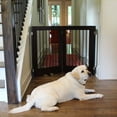 thumbnail image 3 of 4 Panel Wood Pet Gate - Oak, 3 of 8