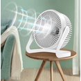 thumbnail image 2 of LINLIN USB Desk Fan, Mini Portable Fan with 2 Speeds Adjustable Table Fan Personal Desktop Fans for Home Office Outdoor, 2 of 7
