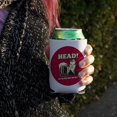 thumbnail image 3 of Head Can You Ever Have Too Much Funny Humor Retro Can Cooler - Drink Sleeve Hugger Collapsible Insulator - Beverage Insulated Holder, 3 of 4