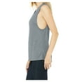 thumbnail image 3 of Yellow Rooster Women's Flowy Scoop Muscle Tank Athletic Heather Medium, 3 of 4