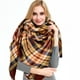 thumbnail image 5 of Bufanda de otoño invierno para mujer con borlas clásicas a cuadros de tartán cálido suave y grueso manta grande abrigo chal bufandas, 5 of 5