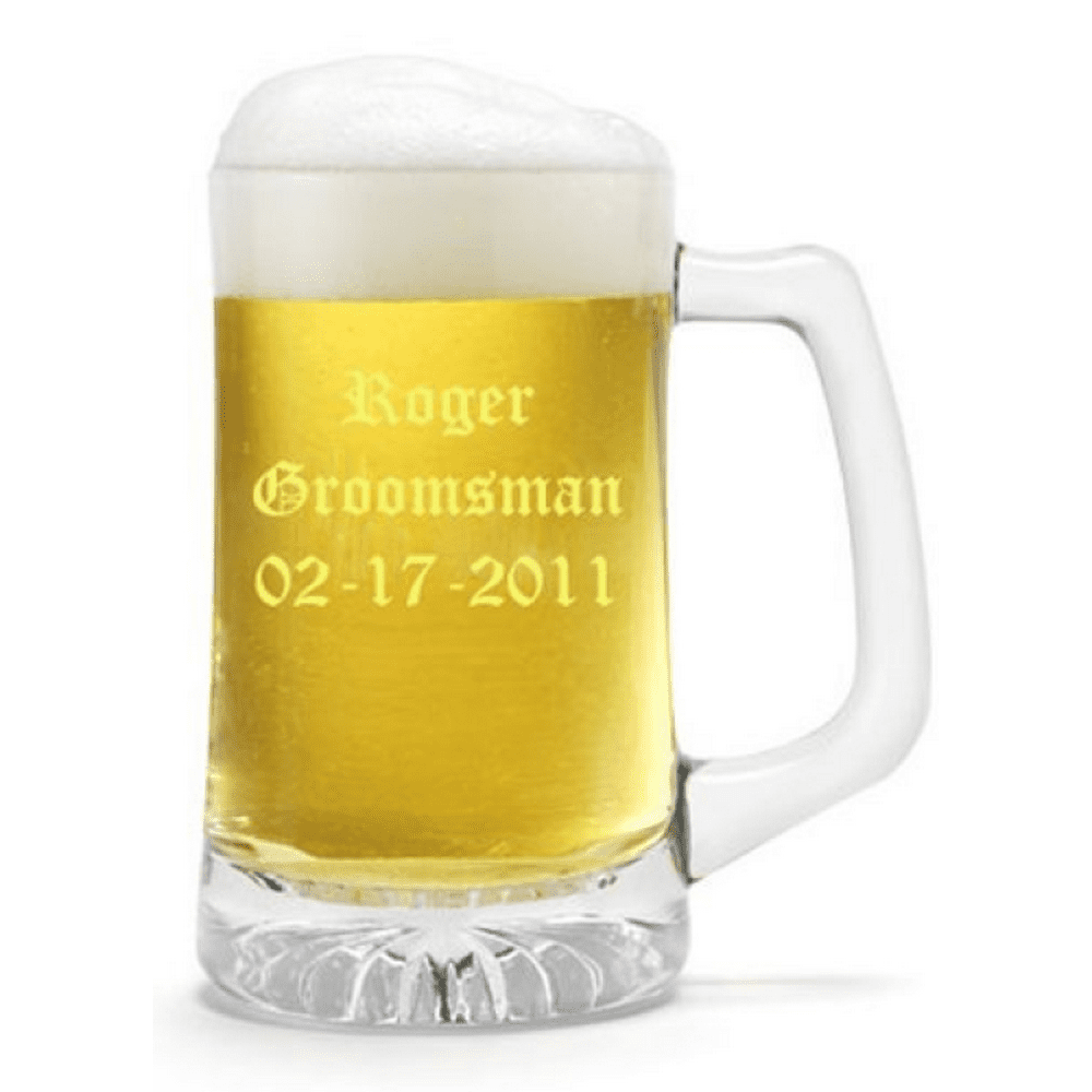 25 oz. Beer Mug Personalized Beer Mug by Becis Gifts
