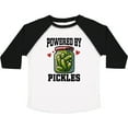 thumbnail image 3 of Inktastic Pickle Lover Funny Powered by Pickles Boys or Girls Toddler T-Shirt, 3 of 5