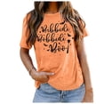 thumbnail image 2 of Bibbidi Bobbidi Boo Shirt Women Cute Halloween T-Shirt Funny Letter Print Tees Casual Vacation Tee Tops, 2 of 5