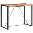 thumbnail image 5 of vidaXL 55.1" Portable Solid Mango Wood Patio Bar Table, Multicolor, 5 of 136