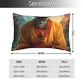 thumbnail image 2 of Salouo Moonlit Hairless Cat Monk Pattern Pillow Cases,1PC Pillow Covers with Envelope Closure Decorative Pillow Case for Bed Couch,Pillows Not Included-16"x24", 2 of 6
