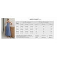 thumbnail image 4 of BTFBM Women Summer Square Neck Maxi Dress Spring Elegant Classy Sleeveless Formal Wedding Guest Cocktail Dresses, 4 of 8