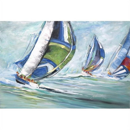 

Caroline s Treasures JMK1030PLMT Boat Race Fabric Placemat Multicolor