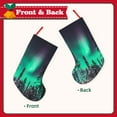 thumbnail image 2 of Vsdgher Northern Lights 2 Christmas Stockings 18 inch Large Kids Stocking Bags Hanging Socks for Christmas Decor Decorations, 2 of 7