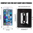 thumbnail image 5 of Mini Small Cash Box with Money Tray,Lock Box with Key,Small Safe for Kids 4.9"x 3.7"x 2.3" Black, 5 of 5