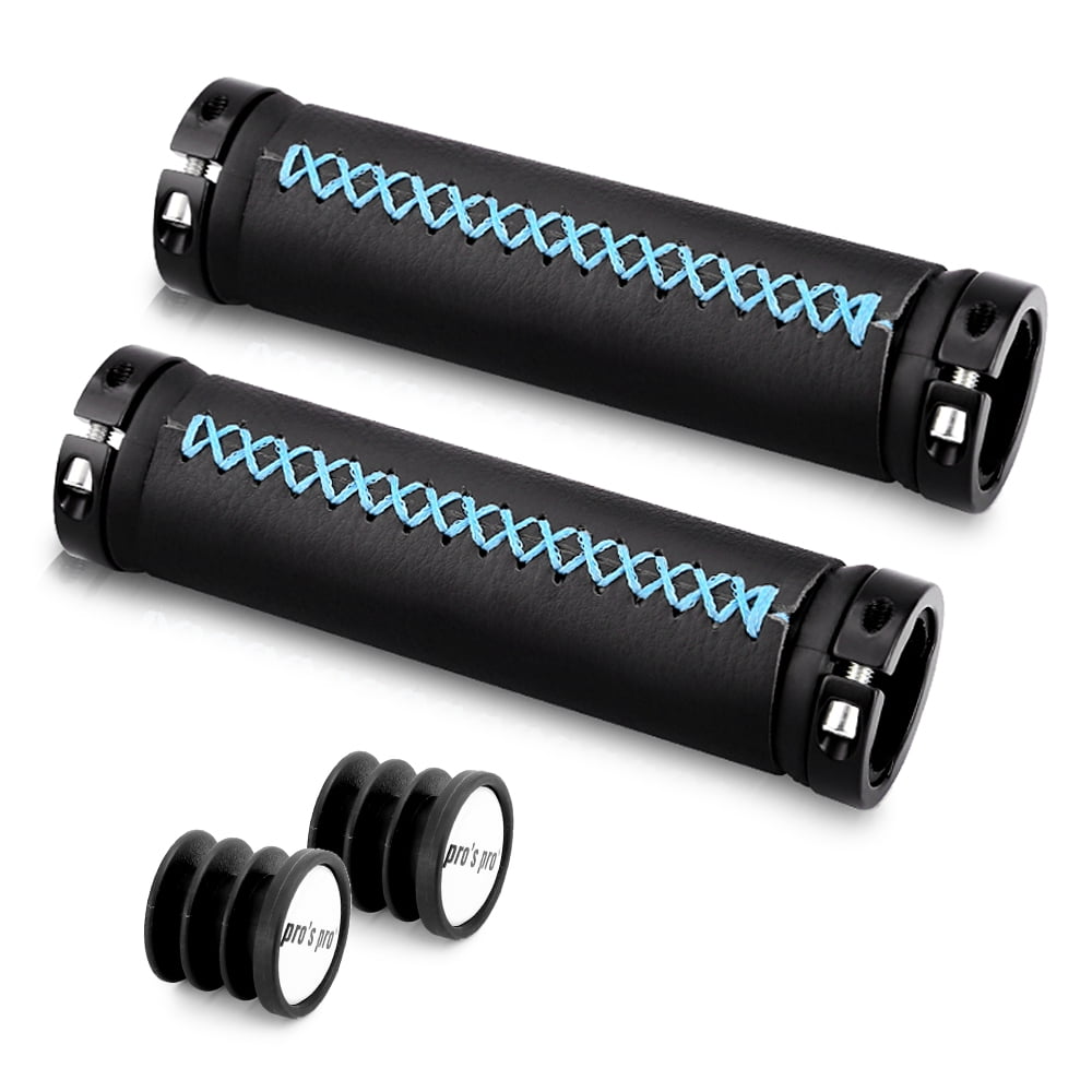 PU Leather Grip Handlebar Cover Bike Handle Grips Outdoor Cycling Bicycle