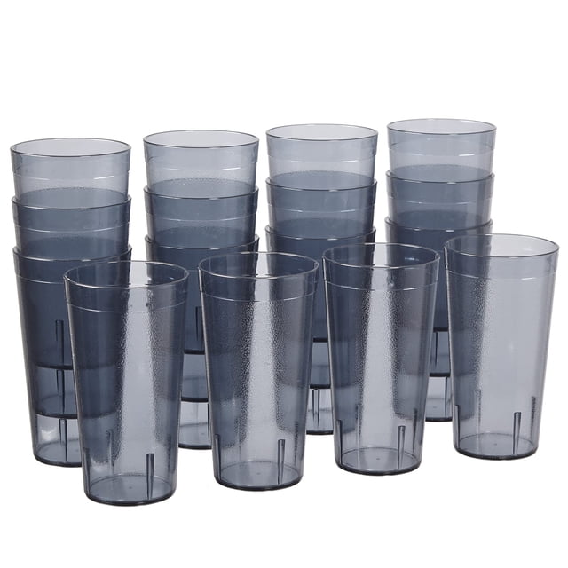 Tumblers US Acrylic Cafe, plástico, reutilizable, 590 ml (juego de 16)