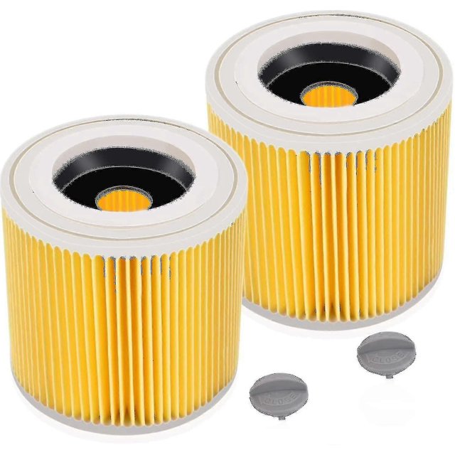 Newway 2 Pack Cartridge Filter compatible Wd3 Premium Wd2 Wd3 Wd3p Wd3 Mv2 Mv3 Filter Wd3 compatiblement Filter compatible Krcher Vacuum Cleaner 6.414