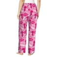 thumbnail image 3 of Xecao Poodle Dog Women's Straight Lounge Pajama Pants: The Epitome of Relaxed Sleepwear, 3 of 9