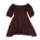 thumbnail image 1 of Vestido ajustado y acampanado bar III Rojo 14, 1 of 2
