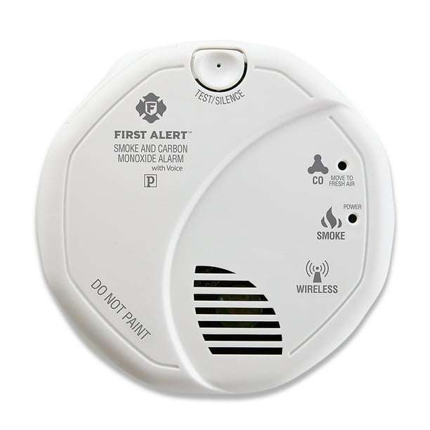 First Alert Sco501cn 3st Battery Operated Combination Smoke And Carbon Monoxide Alarm With Voice Location Walmart Com